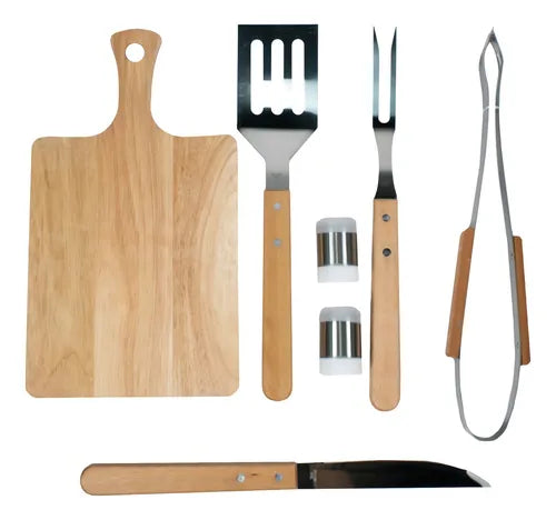 KIT BBQ CON TABLA DE PICAR