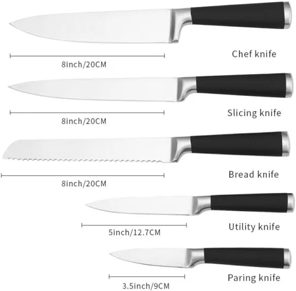 JUEGO DE  CUCHILLOS 6 PIEZAS