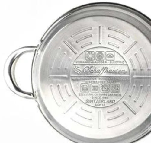 BATERIA DE COCINA 12 PIEZAS TAPA TERMOSTATO