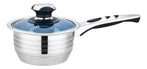 BATERÍA DE COCINA 25 PIEZAS RADIOS EN VIDRIO