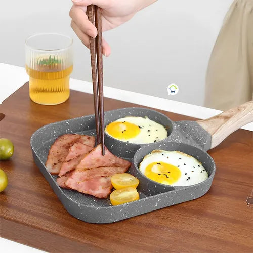 SARTEN EN PIEDRA VOLCANICA 3 O 4 SECCIONES