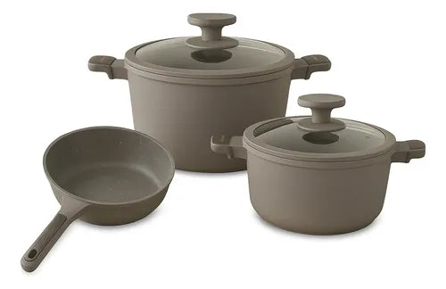 BATERIA DE COCINA EN GRANITO 5 PIEZAS