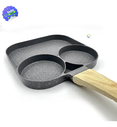 SARTEN EN PIEDRA VOLCANICA 3 O 4 SECCIONES