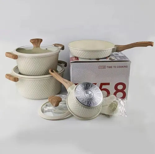 BATERIA DE COCINA 10 PIEZAS EN GRANITO