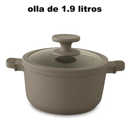 BATERIA DE COCINA EN GRANITO 5 PIEZAS