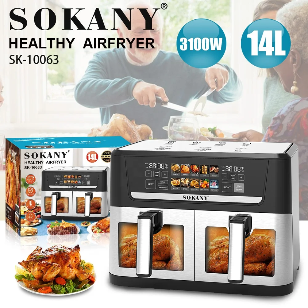 HORNO FREIDOR 14 LITROS DOBLE CANASTA