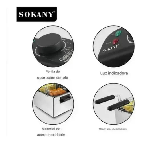 FREIDORA DOBLE CANASTA