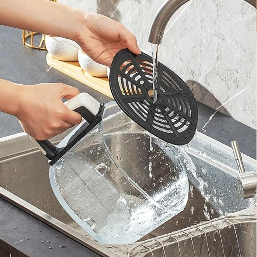 FREIDORA DE AIRE 6 LITROS CANASTA DE CRISTAL