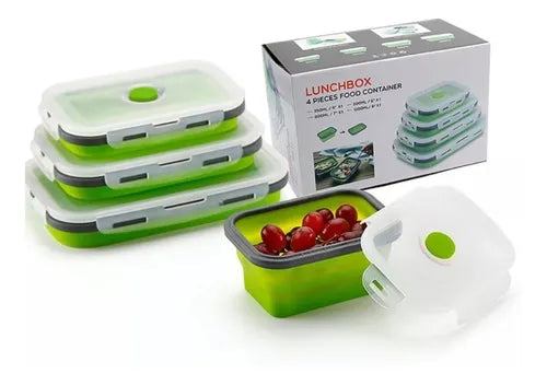 RECIPIENTES EN SILICONA PLEGABLES