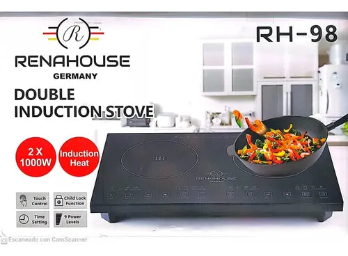 ESTUFA DE INDUCCION 2 PUESTOS 110V