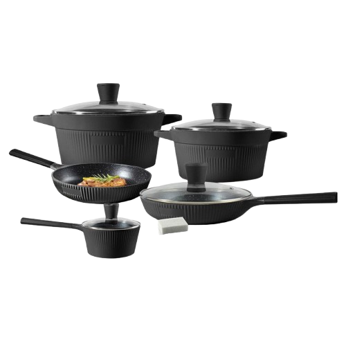 BATERIA DE COCINA EN GRANITO 16 PIEZAS