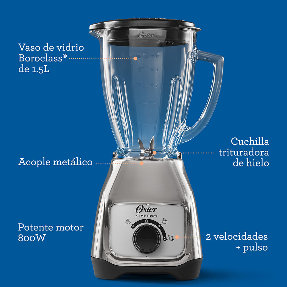 LICUADORA OSTER NIQUELADA