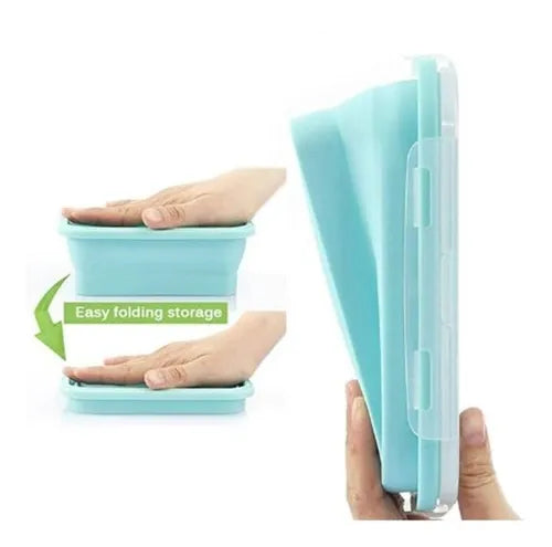 RECIPIENTES EN SILICONA PLEGABLES