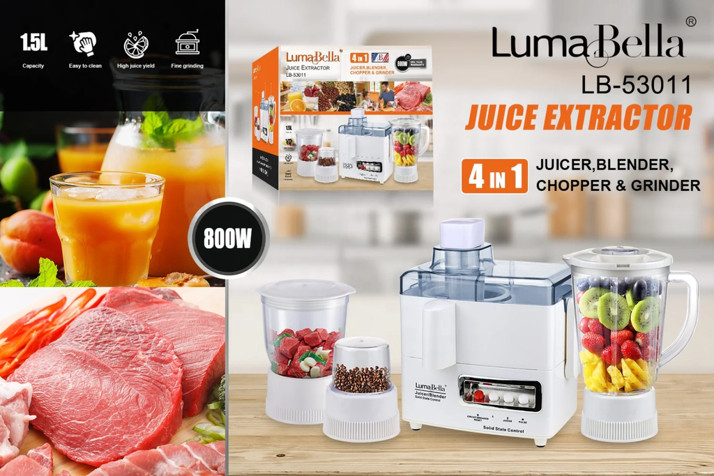 PROCESADOR DE JUGOS 4 EN 1