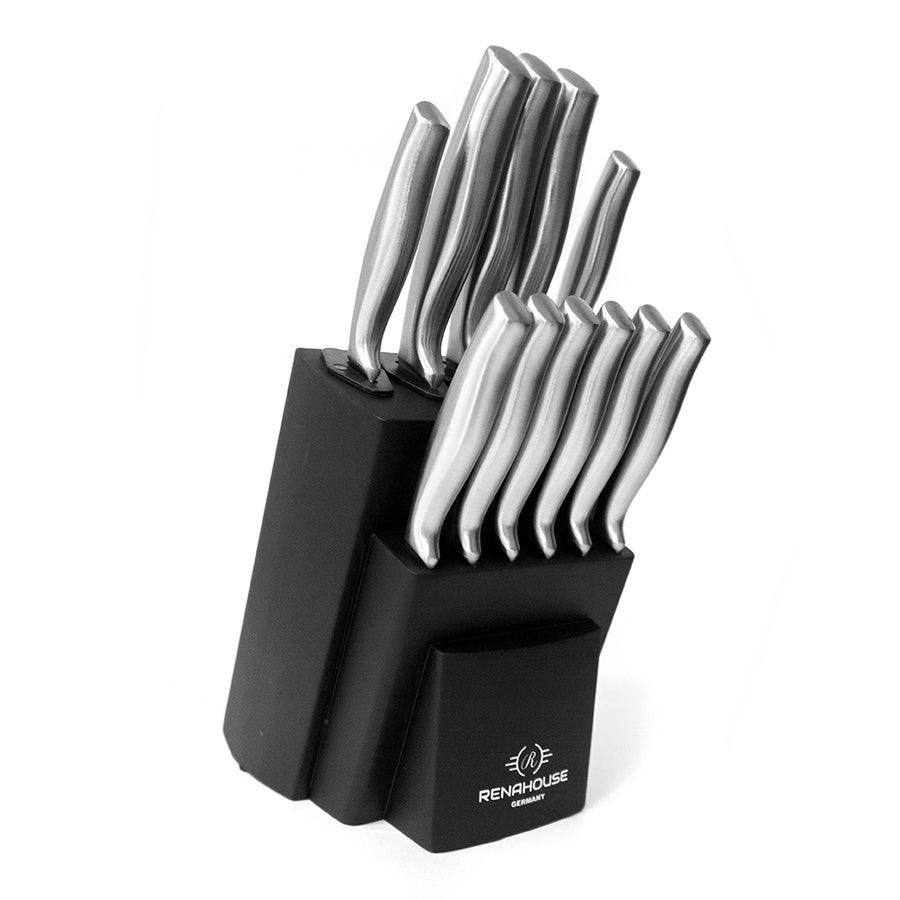 JUEGO DE CUCHILLOS RENAHOUSE BASE AFILADORA