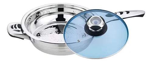 BATERÍA DE COCINA 25 PIEZAS RADIOS EN VIDRIO