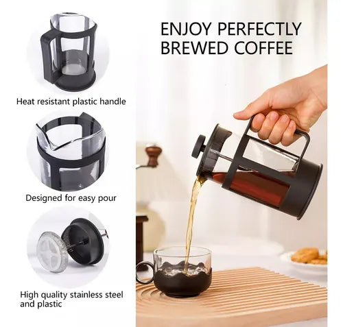 PRENSA FRANCESA 800ML NEGRA