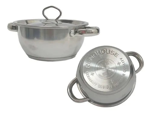 BATERIA DE COCINA 15 PIEZAS EN ACERO