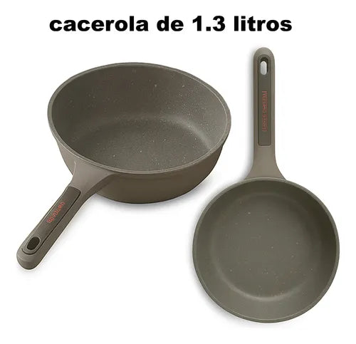 BATERIA DE COCINA EN GRANITO 5 PIEZAS