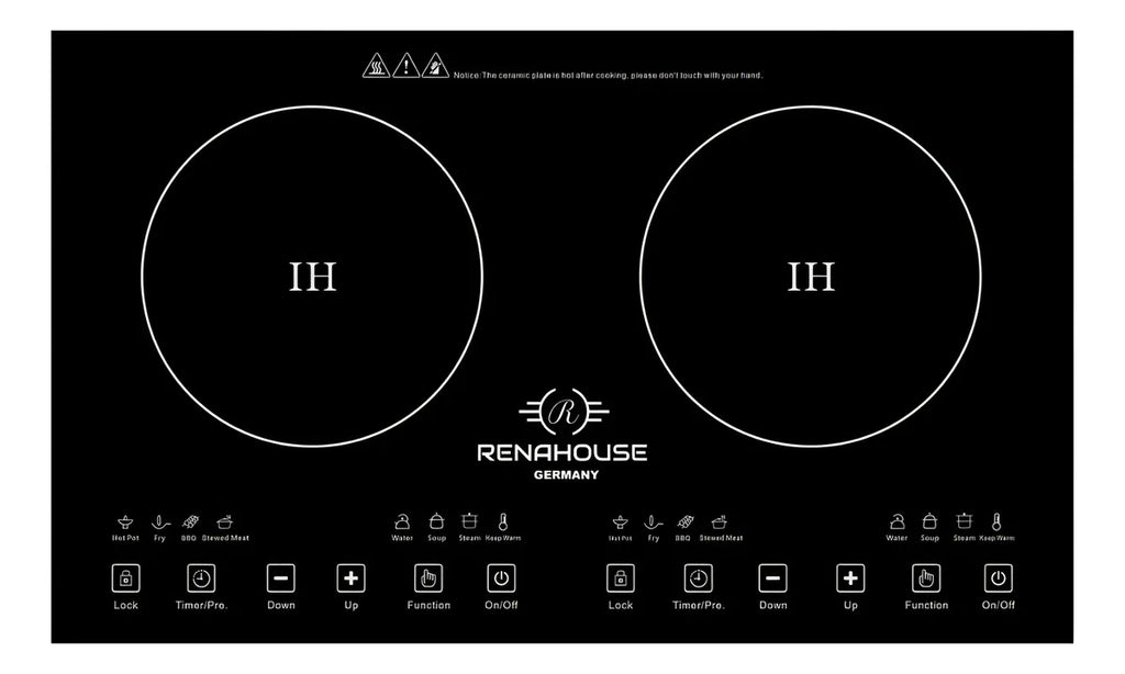 ESTUFA DE INDUCCION 2 PUESTOS 110V