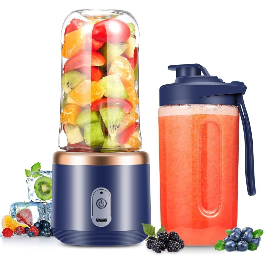 LICUADORA PORTÁTIL DOBLE VASO