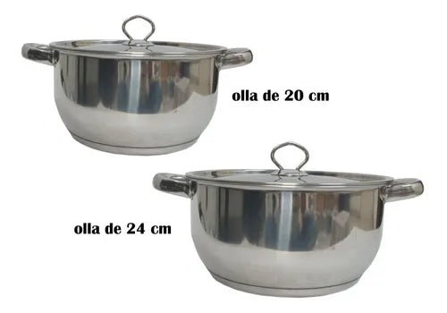 BATERIA DE COCINA 15 PIEZAS EN ACERO