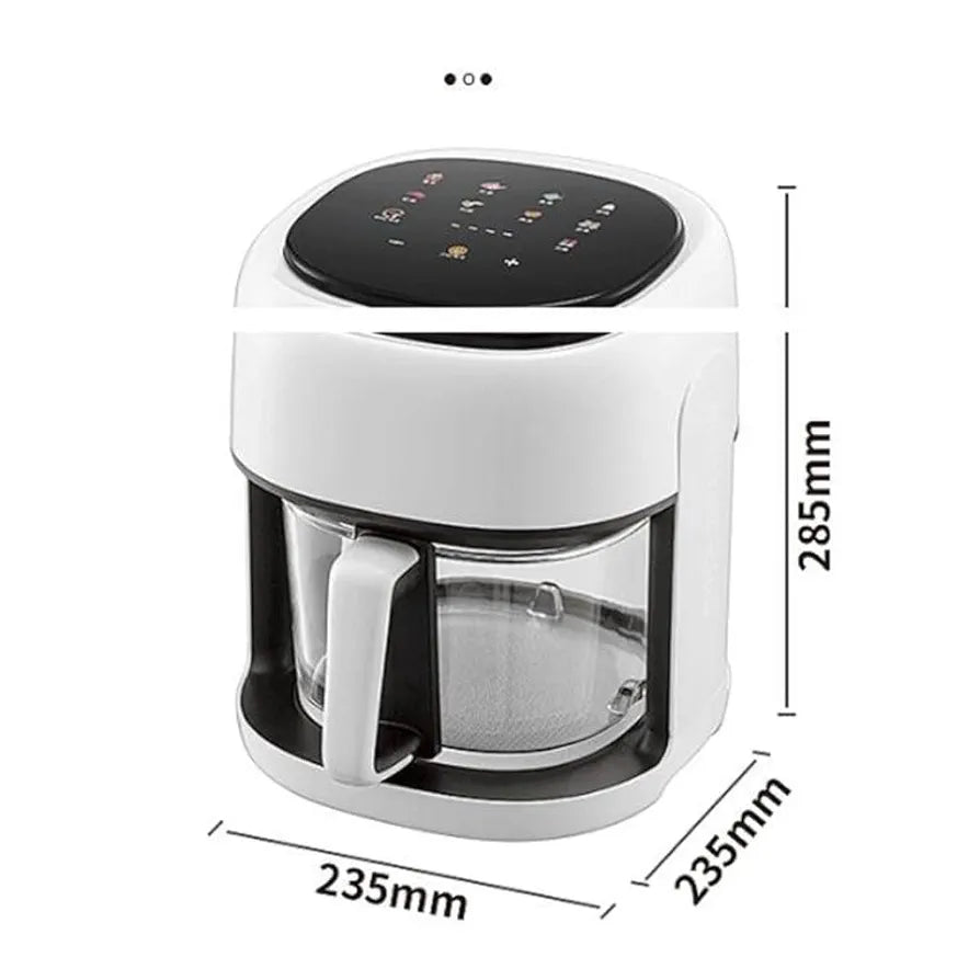 FREIDORA DE AIRE 6 LITROS CANASTA DE CRISTAL