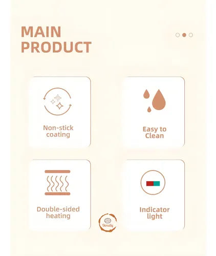 DONERA ANTIADHERENTE 7 PUESTOS