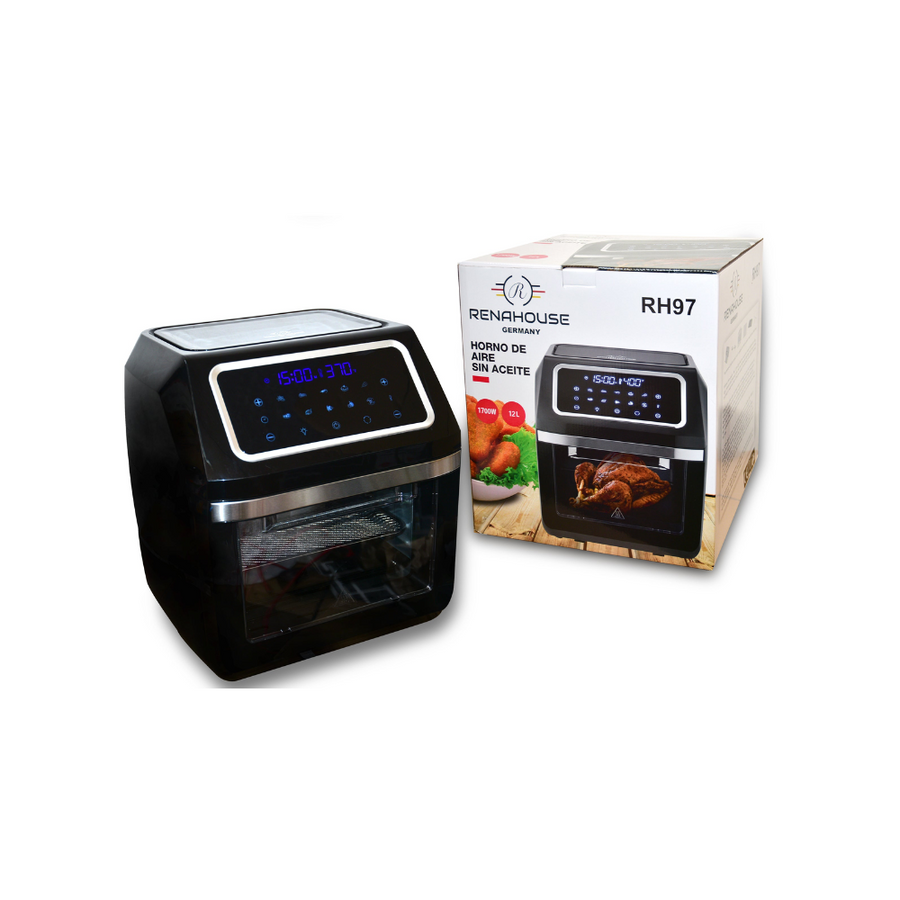 HORNO FREIDOR 12 LITROS CON ACCESORIOS