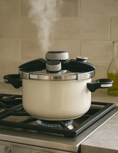 OLLA EXPRESS EN ACERO ESMALTADO 4L