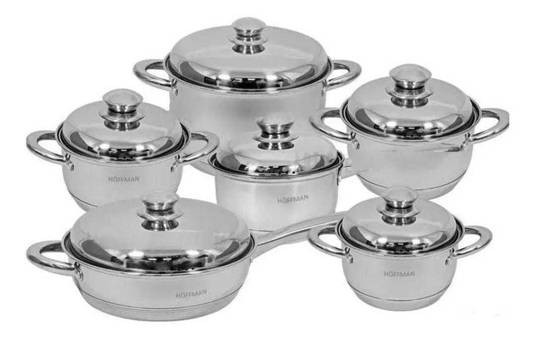 BATERIA DE COCINA 12 PIEZAS ALEMANA