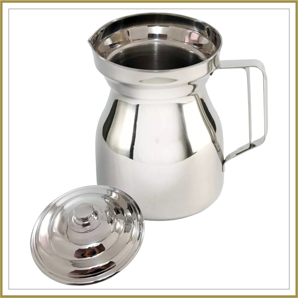 OLLETA CHOCOLATERA EN ACERO 1 LITRO