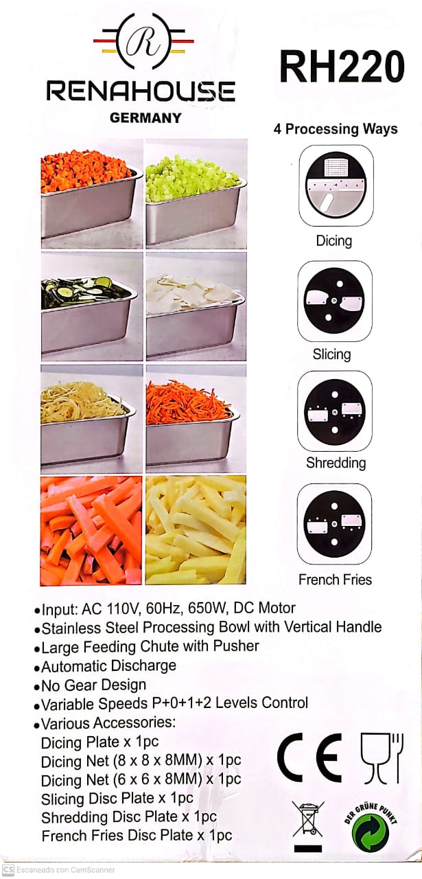 PROCESADOR DE ALIMENTOS