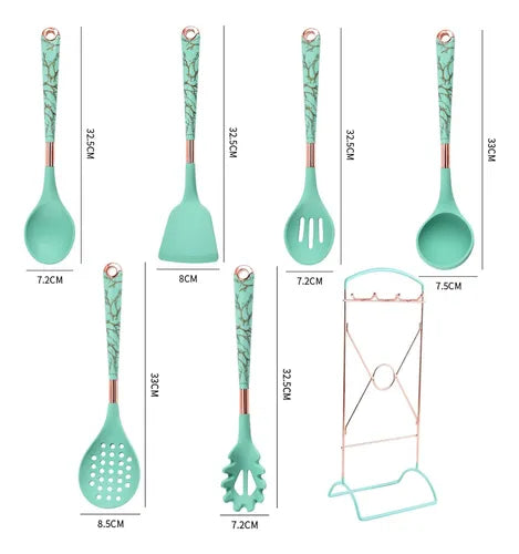 CUCHARONES EN SILICONA 6 PIEZAS