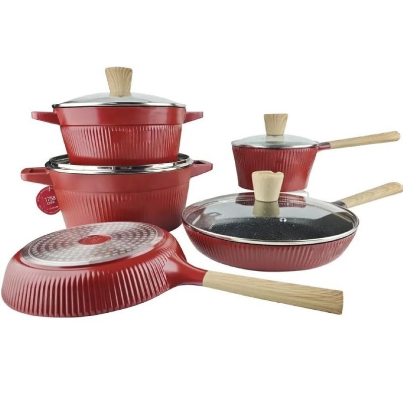 BATERIA DE COCINA EN GRANITO 16 PIEZAS